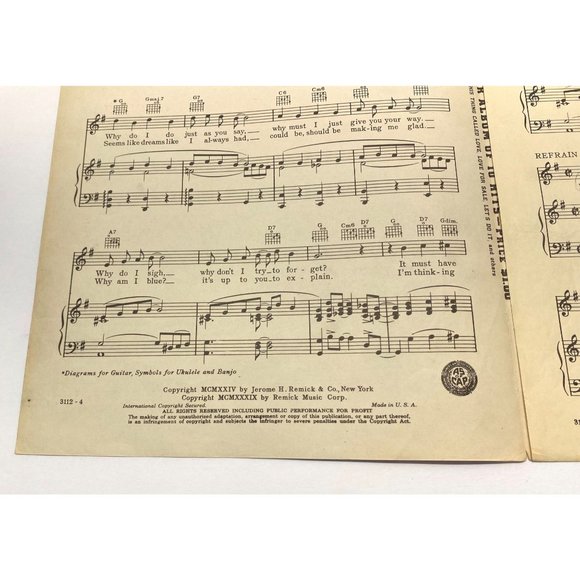 It Had to Be You by Gus Kahn Piano Sheet Music 1924 Eddie Cantor Joan Davis - Picture 3 of 5